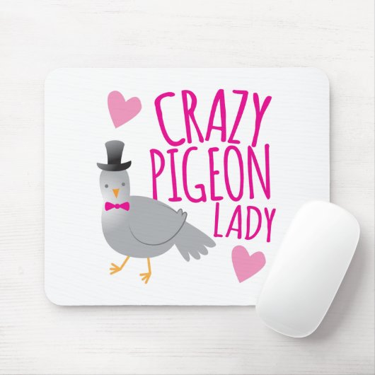 duivenvrouw muismat (Met muis)