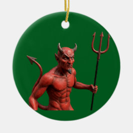 Duiwel Keramisch Ornament