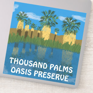 Duizand Palms Oasis Preserve Desert Californië Sticker