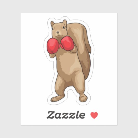 Duizelboxer Boxer handschoenen Sticker (Vel)