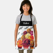 Duizelen, aangepaste tekst, armbandmoffins, Kinder Schort (Insitu)