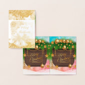 Duizelen en aangenaam met een kaart, folie kaarten (Display)