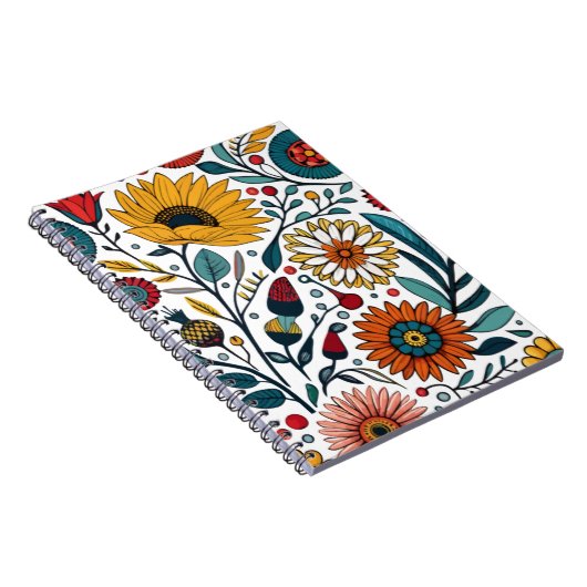 Duizelend Daisy Delight: een favoriete Mode van Fl Notitieboek (Rechterzijde)