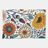 Duizelend Daisy Delight: een favoriete Mode van Fl Theedoek (Horizontaal)