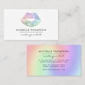 Duizelend faux Glitter Lips Visitekaartje (Voorkant / Achterkant)