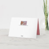 Duizelend Japans prijsbloesems Bedankkaart (Achterkant)