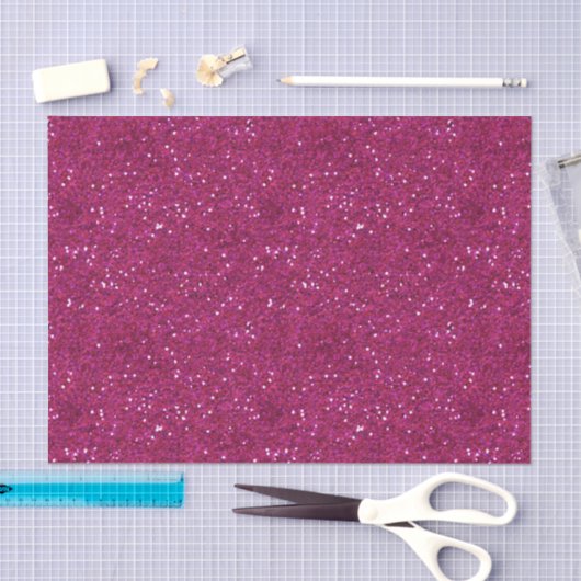 Duizelend opwindbaar superroze glitter tissuepapier (Craft)