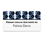 Duizelend Retro-bladplaatlabels Etiket (Voorkant)