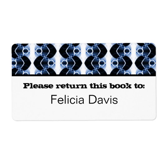 Duizelend Retro-bladplaatlabels Etiket (Voorkant)