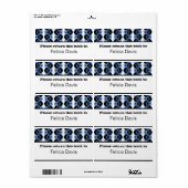 Duizelend Retro-bladplaatlabels Etiket (Full Sheet)