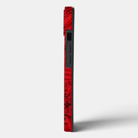 Duizelend roodpatroon Case-Mate iPhone case (Achterkant / Links)