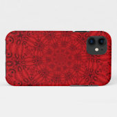 Duizelend roodroodpatroon Hoesje-Mate iPhone Cas Case-Mate iPhone Case (Achterkant (horizontaal))