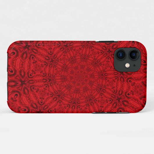 Duizelend roodroodpatroon Hoesje-Mate iPhone Cas Case-Mate iPhone Case (Achterkant (horizontaal))