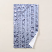Duizelende blauwe kralen bad handdoek (Handdoek)