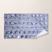 Duizelende blauwe kralen bad handdoek (Handdoek)