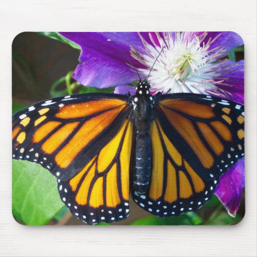 Duizelende Butterfly-Muismat Muismat (Voorkant)