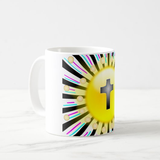 Duizelende Cross Coffee-Mok Koffiemok (Voorkant links)