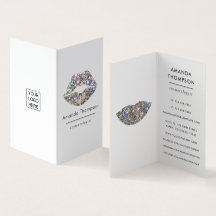 Duizelende faux Glitter Lips Makeup Artiest Busine