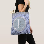 Duizelende Glittery Blue Beads Monogram Canvas tas (Dichtbij)