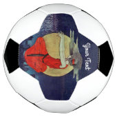 Duizelende mysterieuze vrouw Night Sky Magische st Voetbal (Gedraaid)