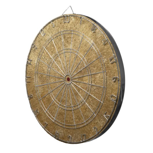 Duizelende rimpels van Gold Pattern Dart Boards Dartbord (Voorkant Rechts)