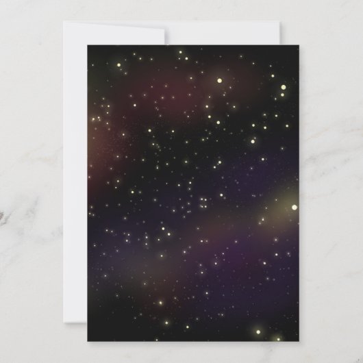 Duizelende ruimte Dank u vlakke Kaart (Achterkant)