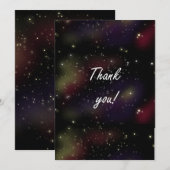 Duizelende ruimte Dank u vlakke Kaart (Voorkant / Achterkant)