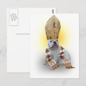 Duizelende stierenhond briefkaart (Voorkant / Achterkant)