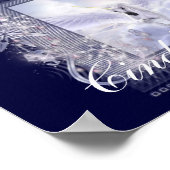 Duizelende vingerafdrukken Unicorn  Poster (Hoek)