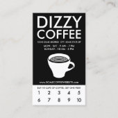 duizelig koffie loyaliteitsprogramma klantenkaartje (Voorkant)