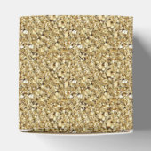 Duizelig kristal - metallisch goud bedankdoosjes (Bovenkant)