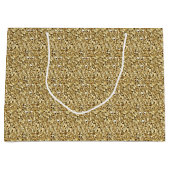 Duizelig kristal - metallisch goud groot cadeauzakje (Voorkant)