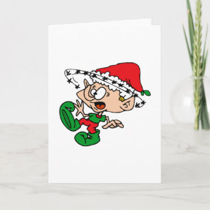 Duizelige elf feestdagen kaart