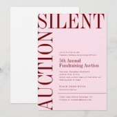 Duizelige en opgewonden grote tekst veiling kaart (Voorkant / Achterkant)