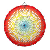 Duizelige regenboog dartbord (Voorkant)