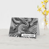 Duizeligheid Kaleidoscoop Slapeloosheid Humor Kaart (Gele Bloem)