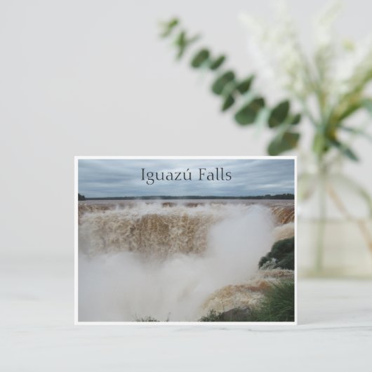 duizeligheid keel iguazu briefkaart (Staand voorkant)