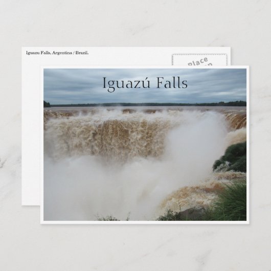 duizeligheid keel iguazu briefkaart (Voorkant / Achterkant)