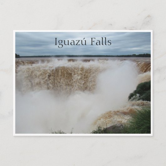 duizeligheid keel iguazu briefkaart (Voorkant)