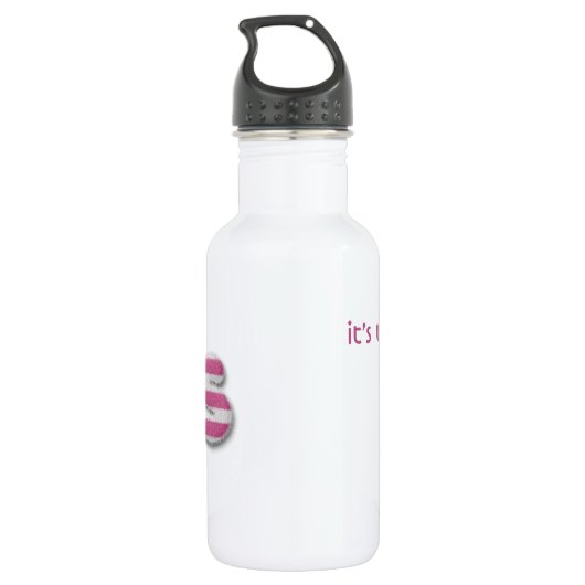 duizeligheid waterfles (Achterkant)