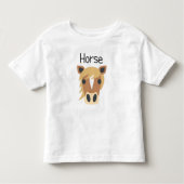 duizelingwekkend paard kinder shirts (Voorkant)