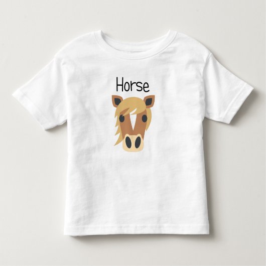 duizelingwekkend paard kinder shirts (Voorkant)