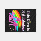 DUIZELINGWEKKEND VIJFTIGSTE FLEECE DEKEN (Voorkant (Horizontaal))