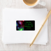 Duizelingwekkend vuurwerk etiket (Insitu)