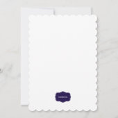 Duizelingwekkende Bloemen Uitnodiging (Achterkant)