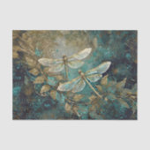 Duizelingwekkende dansende libellen, Gossamer vleu Tissuepapier (Voorkant)