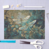 Duizelingwekkende dansende libellen, Gossamer vleu Tissuepapier (Craft)