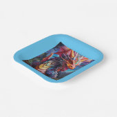 Duizelingwekkende draak papieren bordje (Gebogen)