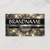 Duizelingwekkende Galaxy Nebula Glitter Sprankelen Visitekaartje (Voorkant)