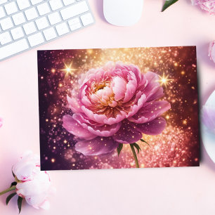 Duizelingwekkende roze Sparkles Briefkaart